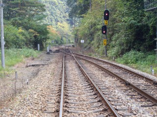 橋倉方面 スイッチバック