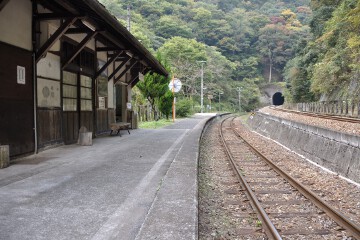坪尻駅 ホーム