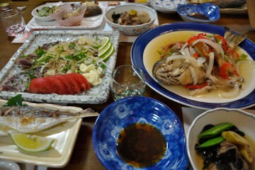 夕食 魚料理