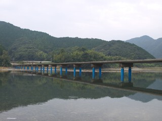 佐田沈下橋 今成(佐田)沈下橋