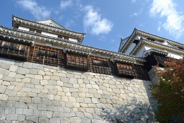 十間廊下と南隅櫓 松山城