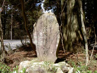 旧東海道 箱根杉並木 石碑