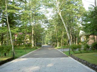 別荘が並ぶ 別荘地