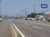 バスターミナルそば 道路