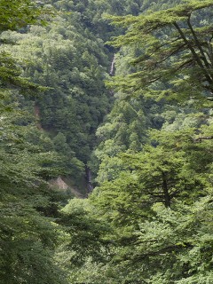 オロオソロシ滝展望台にて オロオソロシ滝