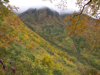 雨飾山 紅葉