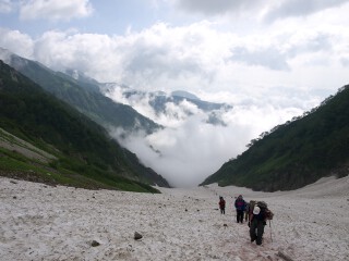 大雪渓 大雪渓