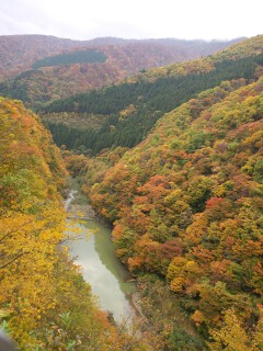 下流方面 鳴子ダム