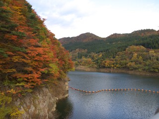 荒雄湖 鳴子ダム 荒雄湖