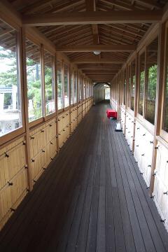 長い廊下 五浦観光ホテル