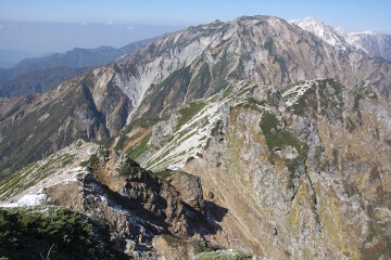 五竜岳 唐松岳頂上