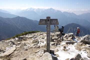 唐松岳頂上 唐松岳頂上