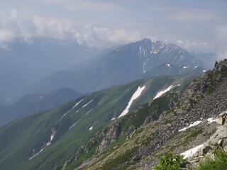 一ノ越~雄山にて