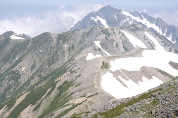 別山と剱岳 別山と剱岳