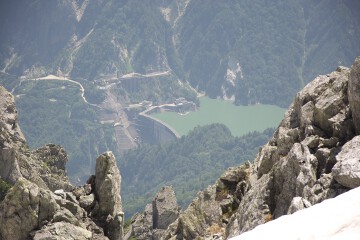 黒部湖 黒部湖