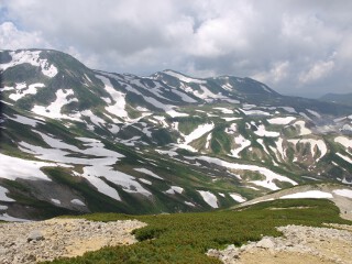富士ノ折立~真砂岳 富士ノ折立~真砂岳
