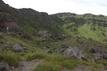 外輪山を眺める