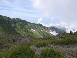 御室小屋からの眺め
