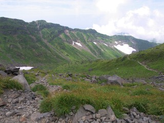 御室小屋からの眺め