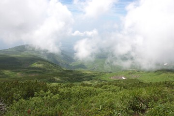 外輪山コースからの眺め 外輪山コース