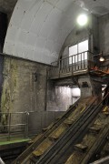 インクライン上部の機械室 インクライン