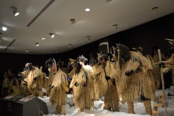 なまはげが勢揃い なまはげ