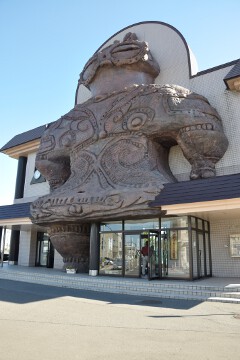 遮光器土偶 木造駅