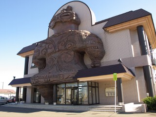 遮光器土偶 木造駅