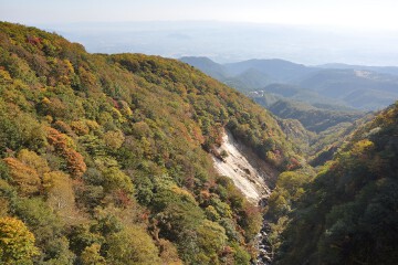 福島市街を望む 不動沢