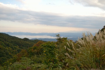 猪苗代湖 滑滝展望台