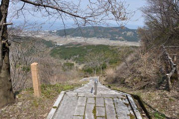 途中からの眺め 日本海の眺め