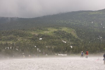 鶴ヶ岱雪渓 鶴ヶ岱雪渓