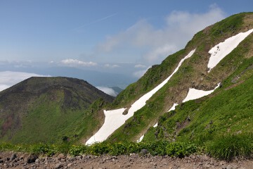 女岳と男岳 女岳と男岳