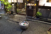 涼しげな演出 先斗町