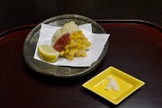 とうもろこしのかき揚げ 凌ぎ