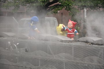 伊賀流と甲賀流の対決 カラクリ時計