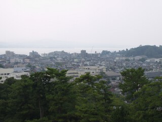 天守閣最上階の望楼