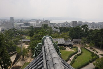 天守閣最上階の望楼