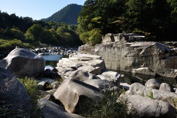 床岩から 寝覚ノ床