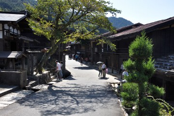 寺下の町並み 妻籠宿