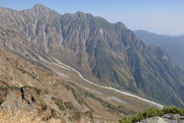 前穗高岳と明神岳 前穗高岳と明神岳