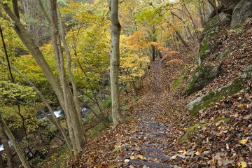 遊歩道 滝川渓谷
