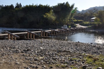 久野瀬橋 久慈川沈下橋
