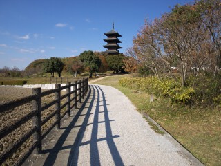 吉備路自転車道 備中国分寺