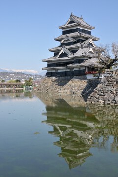 天守 天守と内堀