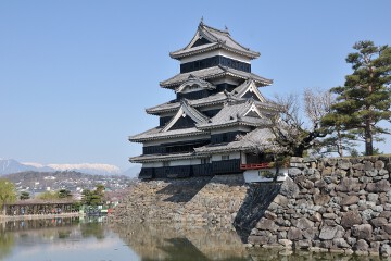 天守 天守と内堀