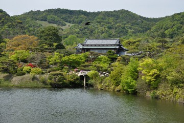 ひょうたん池 池と庭園