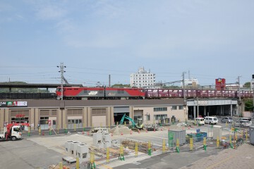 下関駅工事中 下関駅