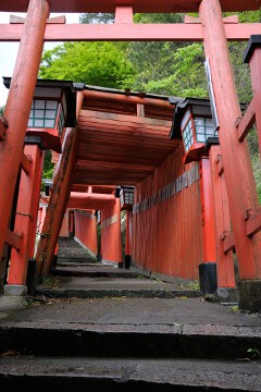 鳥居 太鼓谷稲成神社