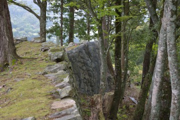 出丸の門跡 津和野城 出丸跡